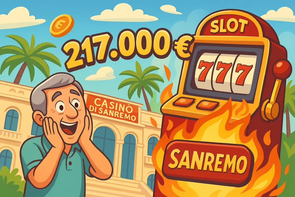 Sanremo, la magia di Capodanno: con 3 euro vince 217mila al casinò
